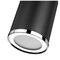Z-Lite Arlo 1 Light Flush Mount, Matte Black 2303F1-MB-CH - alternate 2